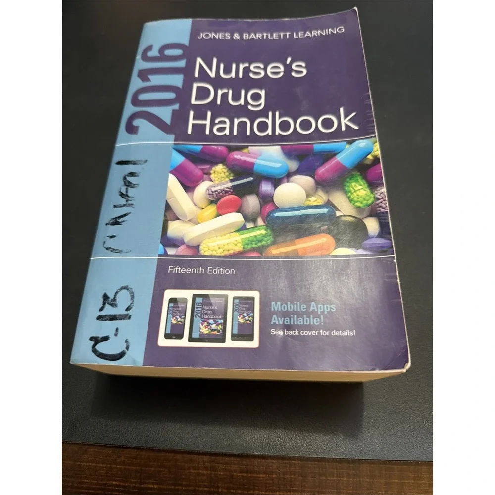 2016 Nurse's Drug Handbook by Jones & Bartlett Learning (2015, Trade Paperback)